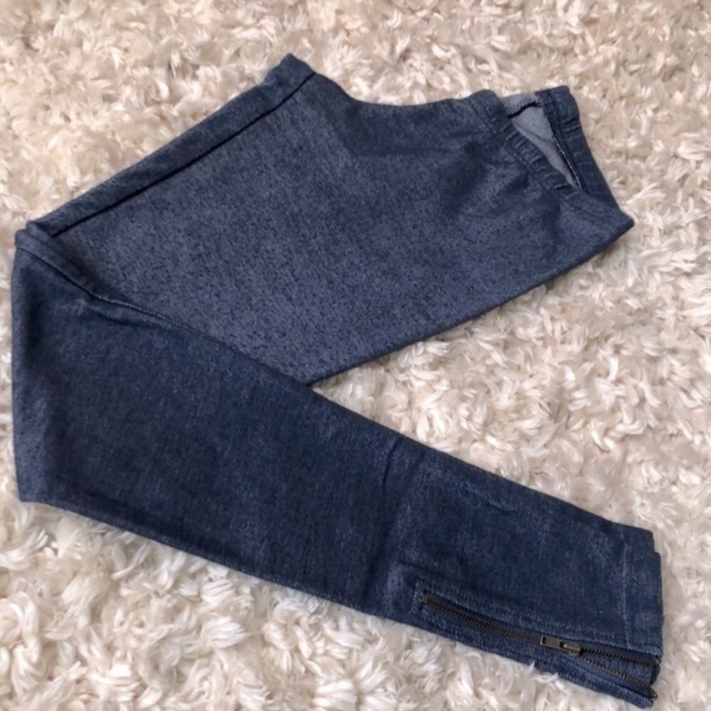 Old Navy Denim Look Leggings w Zip Ankle - XS